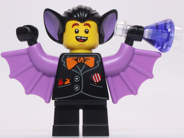 Lego Halloween Vampire Kid with Flash Lavender Wings