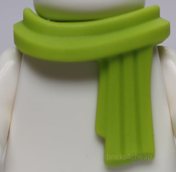 Lego 2x Lime Minifig Scarf Long Wrapped