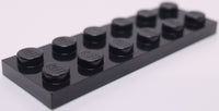 Lego 10x Black 2 x 6 Plate