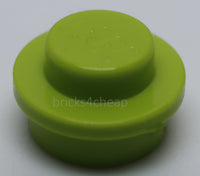 Lego 30x Lime Plate Round 1 x 1