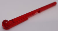 Lego 15x Trans Red Projectile Arrow Bar 8L Round End Spring Shooter Dart