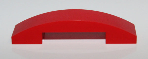Lego 10x Red Slope Curved 4 x 1 Double
