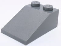 Lego 5x Dark Bluish Gray Slope 33 3 x 2