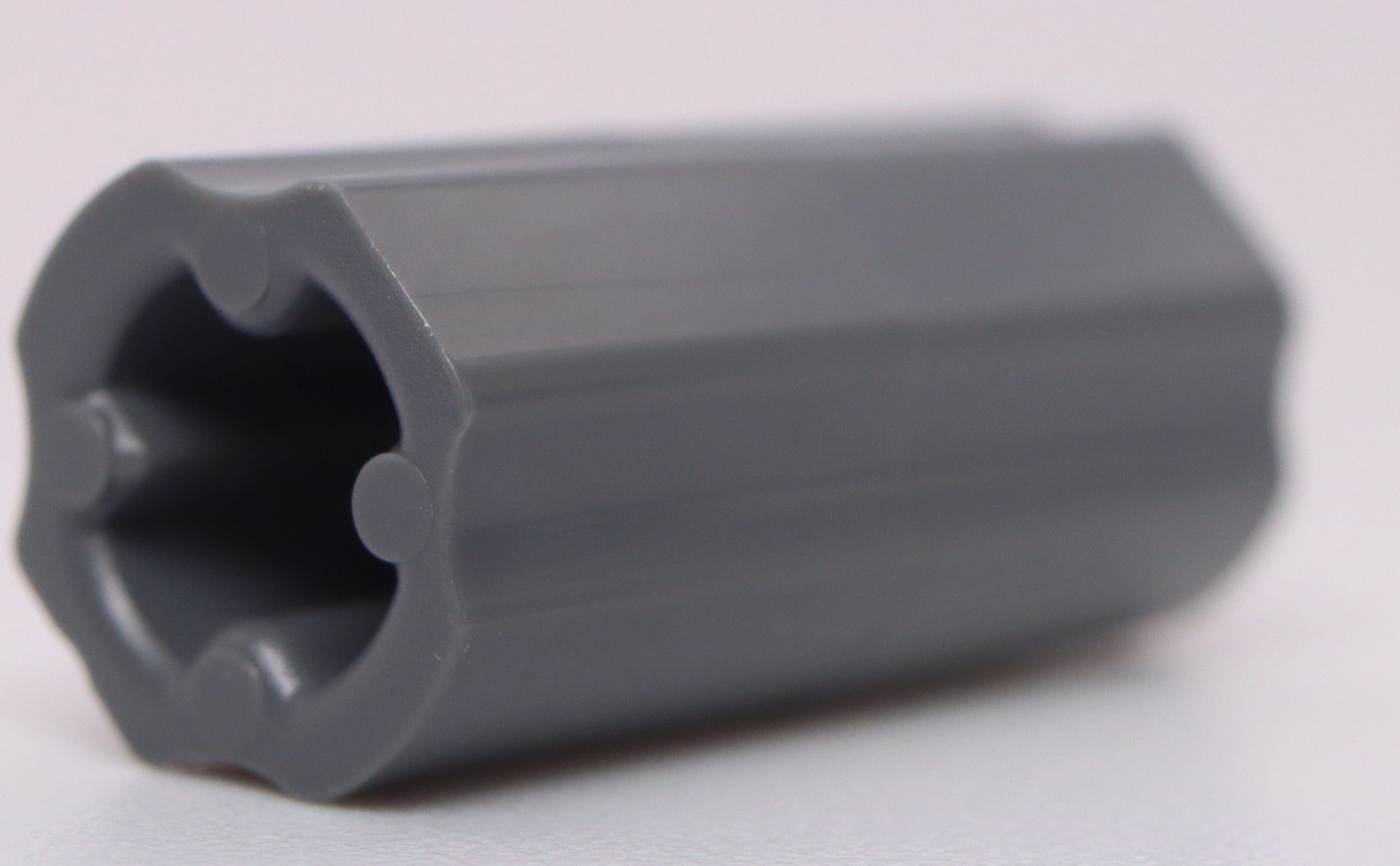 Lego 20x Dark Bluish Gray Technic Axle Connector 2L Smooth x Hole