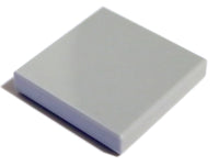 Lego 9x Light Bluish Gray Tile 2 x 2 with Groove