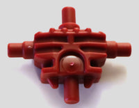 Lego 6x Dark Red Torso Mechanical Armor with 4 Pins Bionicle