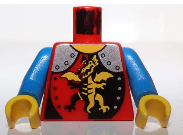 Lego Castle Dragon Knights Standing Pattern Minifig Torso