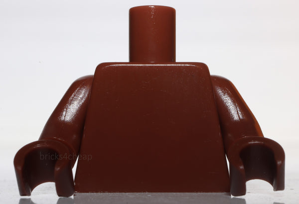 Lego Reddish Brown Minifig Monochrome Torso Plain Arms Hands