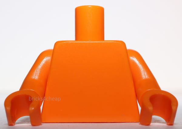 Lego Orange Minifig Monochrome Torso Plain Arms Hands