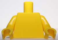 Lego Yellow Minifig Monochrome Torso Plain Arms Hands