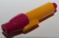 Lego 2x Bright Orange Minifig Utensil Pen Magenta Tip and Cap Pattern