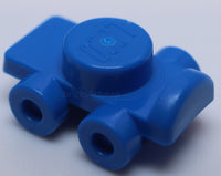 Lego 4x Blue Minifig Utensil Footgear Roller Skate