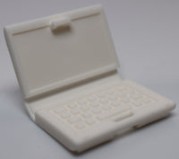 Lego White Minifig Utensil Computer Laptop